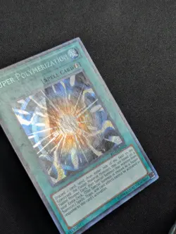 Yugioh - Super Polymerization RYMP-EN029 Unlimited Secret Rare HP - Image 2