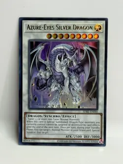 Yu-Gi-Oh Azure-Eyes Silver Dragon SDBE-EN040 Ultra Rare - Image 1