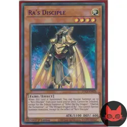 Yugioh Ra's Disciple DLCS-EN026 Purple Ultra Rare 1st Edition NM - Image 1