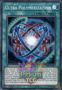 1st ed Ultra Polymerization super rare HISU-EN043 Yugioh - Image 1