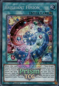 1st ed Brilliant Fusion secret rare BLRR-EN064 Yugioh - Image 1