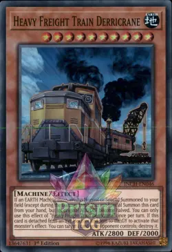 1st ed Heavy Freight Train Derricrane super rare INCH-EN046 Yugioh - Image 1