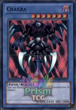 1st ed Chakra super rare NUMH-EN052 Yugioh - Image 1