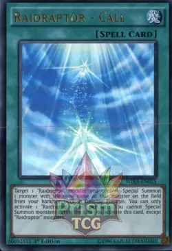 1st ed Raidraptor - Call ultra rare WIRA-EN025 Yugioh - Image 1