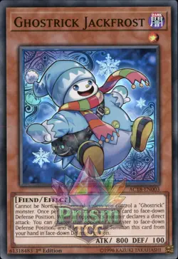 1st ed Ghostrick Jackfrost super rare AC18-EN003 Yugioh - Image 1