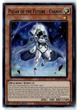 Pillar of the Future - Cyanos BLTR-EN043 Ultra Rare Yu-Gi-Oh 1st Edition LP - Image 1
