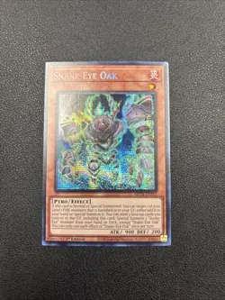Yugioh! Snake-Eye Oak - MP24-EN111 - Prismatic Secret Rare - 1st Edition A6 - Image 1
