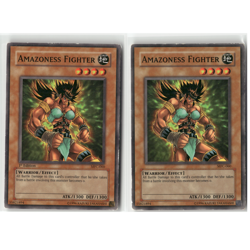 2x Amazoness Fighter MFC-060 Common 1st Ed/Unlimited MP *Free Shipping on $5+ - Image 1