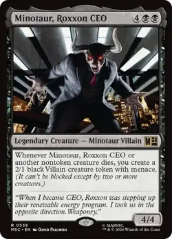 Minotaur, Roxxon CEO - #539 - CMR: Marvel Super Heroes - NM MTG - Image 1