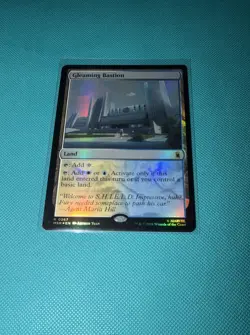 MTG Marvel Super Heroes Gleaming Bastion Rare Foil 267 NM/M - Image 1
