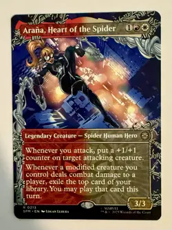 Arana, Heart of the Spider (Borderless) - Marvel's Spider-Man (SPM) NM MTG - Image 1