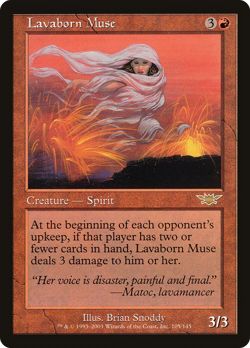 Lavaborn Muse #105 (MP) Legions LGN Magic MTG - Image 1