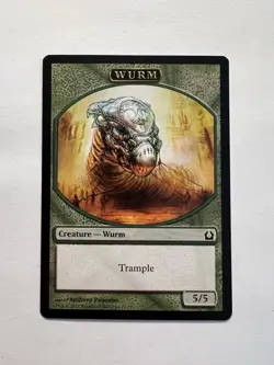 Wurm Token (5/5 Trample) - TOKEN Creature - MTG Return to Ravnica - NM - Image 1