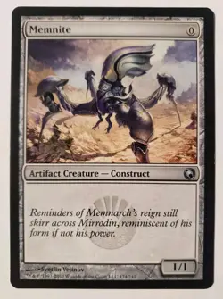 1x MTG - Memnite - Scars of Mirrodin 174/249 - Regular Uncommon Light Play - Image 1