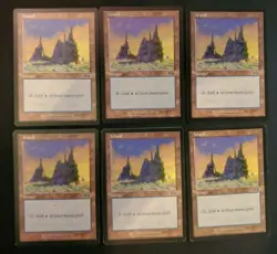 6x Island #337 Urza's Saga Basic Land Magic The Gathering MTG NM/VLP - Image 1