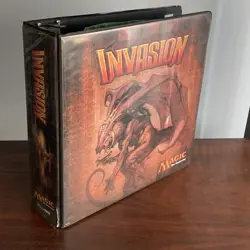 MTG Invasion 2000 Ultra Pro Binder 3 Ring Magic The Gathering - Image 1