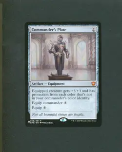 Magic the Gathering Commander’s Plate The List NM - Image 1