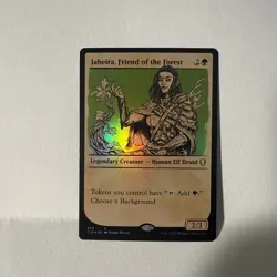 MTG Jaheira, Friend of the Forest SHOWCASE FOIL Commander Legends Baldur's Gate - Image 1
