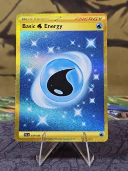 Basic Water Energy 279/193 Gold Secret Rare - Paldea Evolved Pokemon Card - NM - Image 1