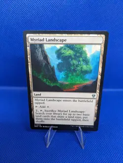 x4 MTG Myriad Landscape Playset Commander 276 Murders At Karlov Manor Magic 4x - Image 1