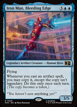 MTG Iron Man, Bleeding Edge MSC Non-Foil EN R 0626 - Image 1