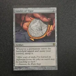 Magic the Gathering MTG Worldwake - AMULET OF VIGOR - Near Mint Rare - Image 1