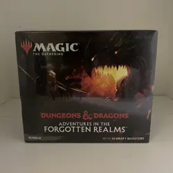 Sealed Magic: The Gathering D&D Adventures in the Forgotten Realms Bundle Box - Image 1