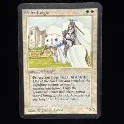 MTG English White Knight Alpha MP+ #27 - Image 1