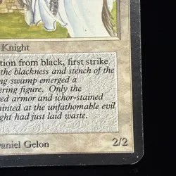 MTG English White Knight Alpha MP+ #27 - Image 5