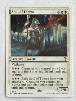 Soul of Theros -White Border- MTG - Mystery Booster 2 - Excellent NM - Image 1