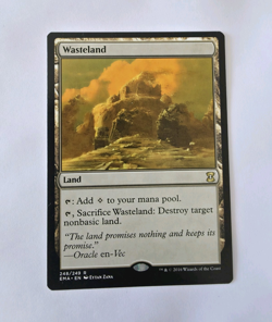 Wizards of the Coast Eternal Masters Wasteland 248/249 Rare Regular English 2016 - Image 1