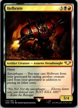 Magic the Gathering Helbrute Warhammer 40,000 40k Commander MTG Free Shipping! - Image 1