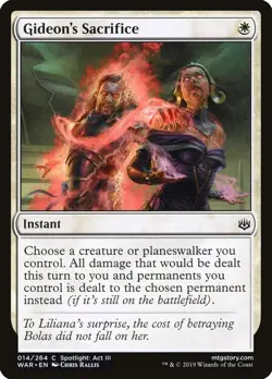 NM - Gideon's Sacrifice [WAR - 14] War of the Spark - Image 1