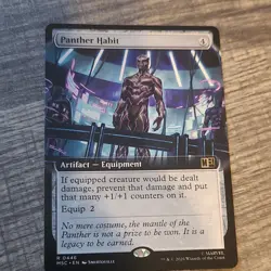 Wizards of the Coast MTG Panther Habit 0446 Marvel Super Heroes Regular EN - Image 1