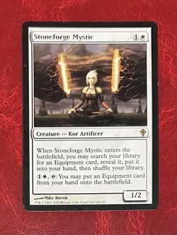 Magic the Gathering Stoneforge Mystic Worldwake Mtg english card Rare LP - Image 2