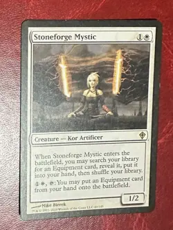 Magic the Gathering Stoneforge Mystic Worldwake Mtg english card Rare LP - Image 4