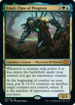 x1 Ezuri, Claw of Progress M MTG Double Masters 2022 M/NM, English - Image 1