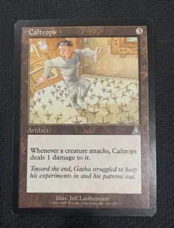 1999 Magic the Gathering - Caltrops - Urza's Destiny MTG - Image 1