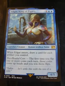 Edgar, King of Figaro # 51 FIN Final Fantasy Set Magic The Gathering Cards MTG - Image 2