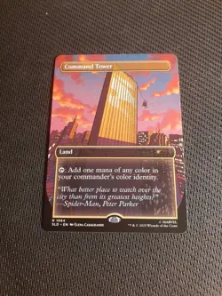 MTG Command Tower (1994) *Non-Foil* Secret Lair: Spider-Man MT/NM Free Ship - Image 1