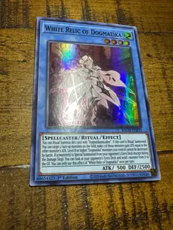 White Relic of Dogmatika BACH-EN035 1st Edition Super Rare PL + BONUS - Image 1