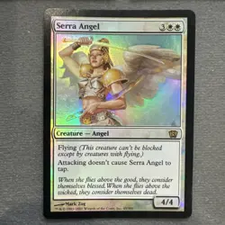 Serra Angel X3 FOIL 8th Edition Played Lot Mtg - Image 4