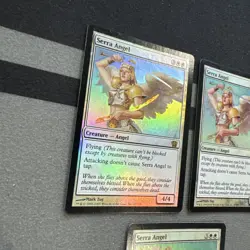Serra Angel X3 FOIL 8th Edition Played Lot Mtg - Image 5