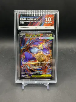 Pokemon TCG Mega Latias EX 181/132 Mega Evolution SIR Ace 10 GEM MINT - Image 1