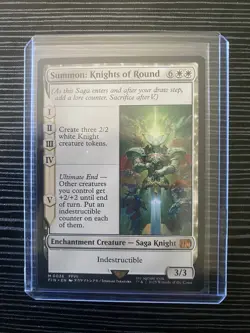 x1 NM Summon: Knights of Round Final Fantasy Regular MTG - Image 1