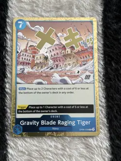 One Piece CCG Gravity Blade Raging Tiger OP06-058 The Best Vol 2 - Image 1