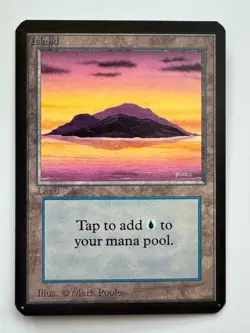 *** ALPHA Island (Sunset) *** NM-Mint Beauty! - MTG Magic - Image 1