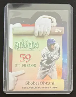2025 Topps Holiday #MNL-2 The Nice List Shohei Ohtani Refractor - Image 1