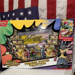 Pokemon TCG: Ascended Heroes Premium Poster Collection Mega Lucario Sealed Box - Image 2