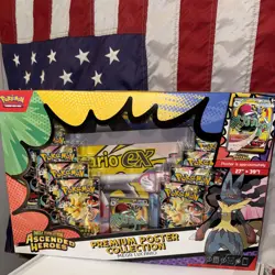 Pokemon TCG: Ascended Heroes Premium Poster Collection Mega Lucario Sealed Box - Image 3